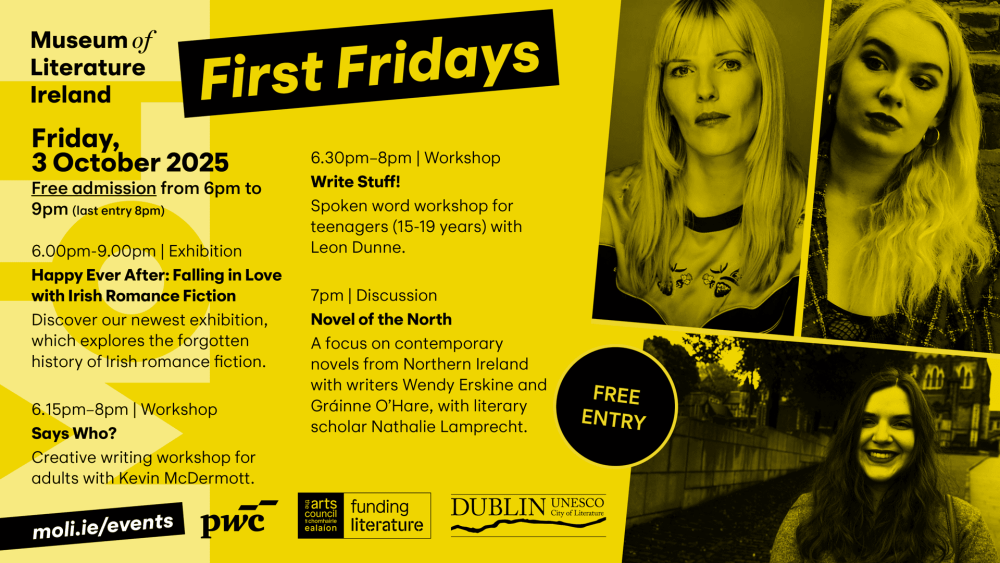 Graphic advertising First Fridays in October 2025.